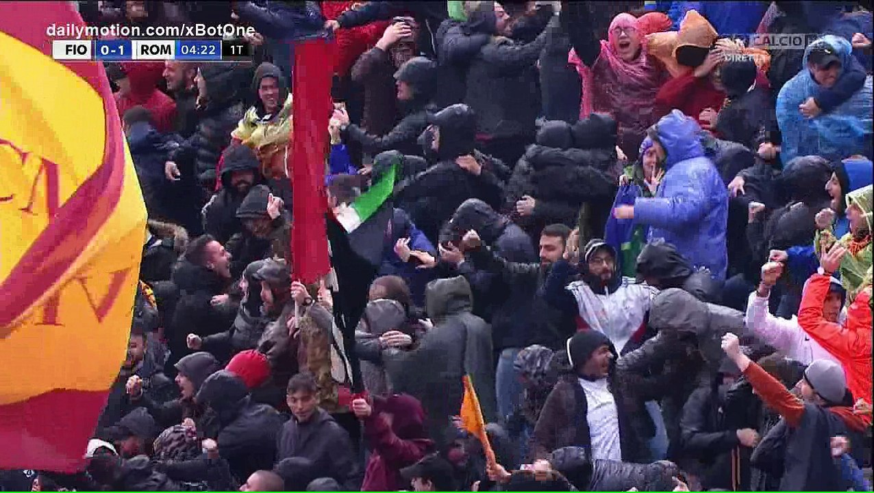 Gerson Goal HD - Fiorentina 0 - 1 AS Roma - 05.10.2017 (Full Replay)