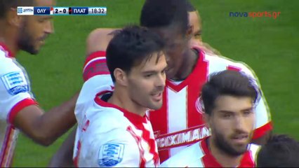 2-0 Alberto Botia Goal [HD] - Olympiakos 2-0 Platanias FC 05.11.2017  [HD]