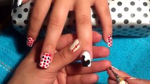 UÑAS DECORADAS/uñas de acrilico Mickey Mouse /Mickey Mouse decoration nail
