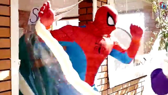 Joker magic doctor - FREAKY spider man Frozen Elsa Spiderman Hulk Swat police in Real Life