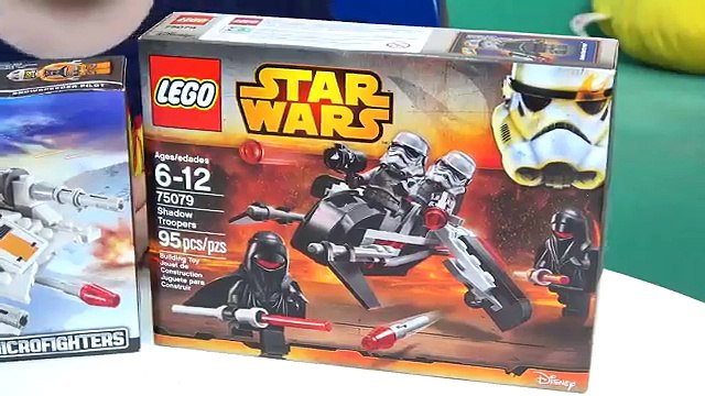 PAULINHO MONTA LEGO STAR WARS Snowspeeder e Shadow Trooper - Brinquedos de Lego Crianças