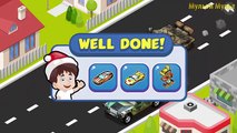 Cars Assembly - Transport for kids| Learning Vehicles Names and Sounds Color| Police Car,Fire Trucks