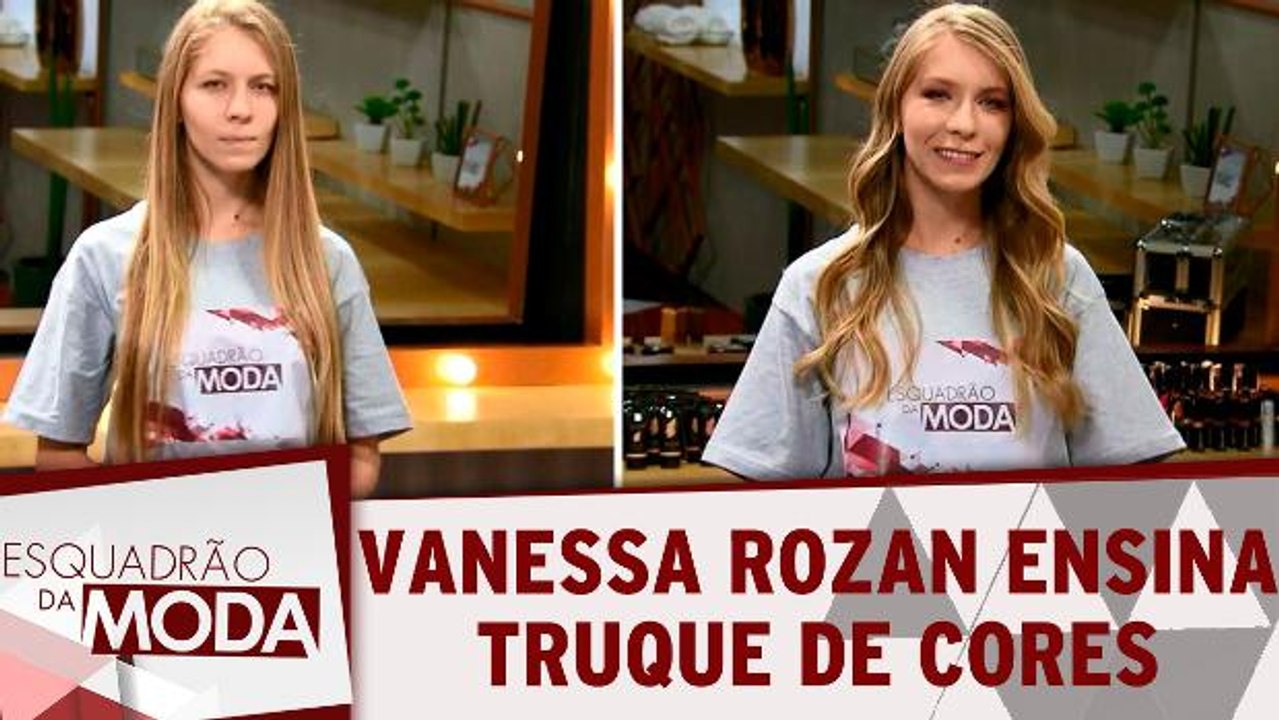 Vanessa Rozan ensina o truque de cores para as sombras nos olhos - 04.11.17