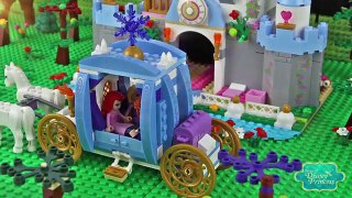 ♥ LEGO Disney Princess DRESS UP CHALLENGE New Legos Dresses for All Princesses