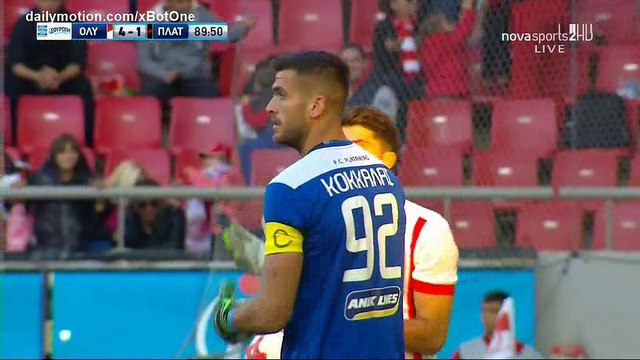 Felipe Pardo second Goal HD - Olympiakos Piraeus 5 - 1 Platanias FC - 05.10.2017
