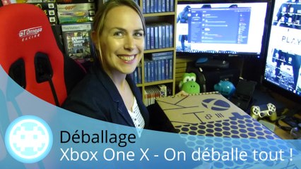 Déballage - Xbox One X - On déballe le monstre et le press-kit !