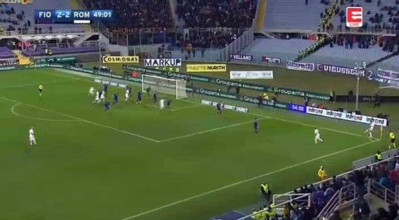 Konstantinos Manolas Goal HD - Fiorentina	2-3	AS Roma 05.11.2017
