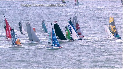 Transat Jacques-Vabre: un départ particulièrement agité