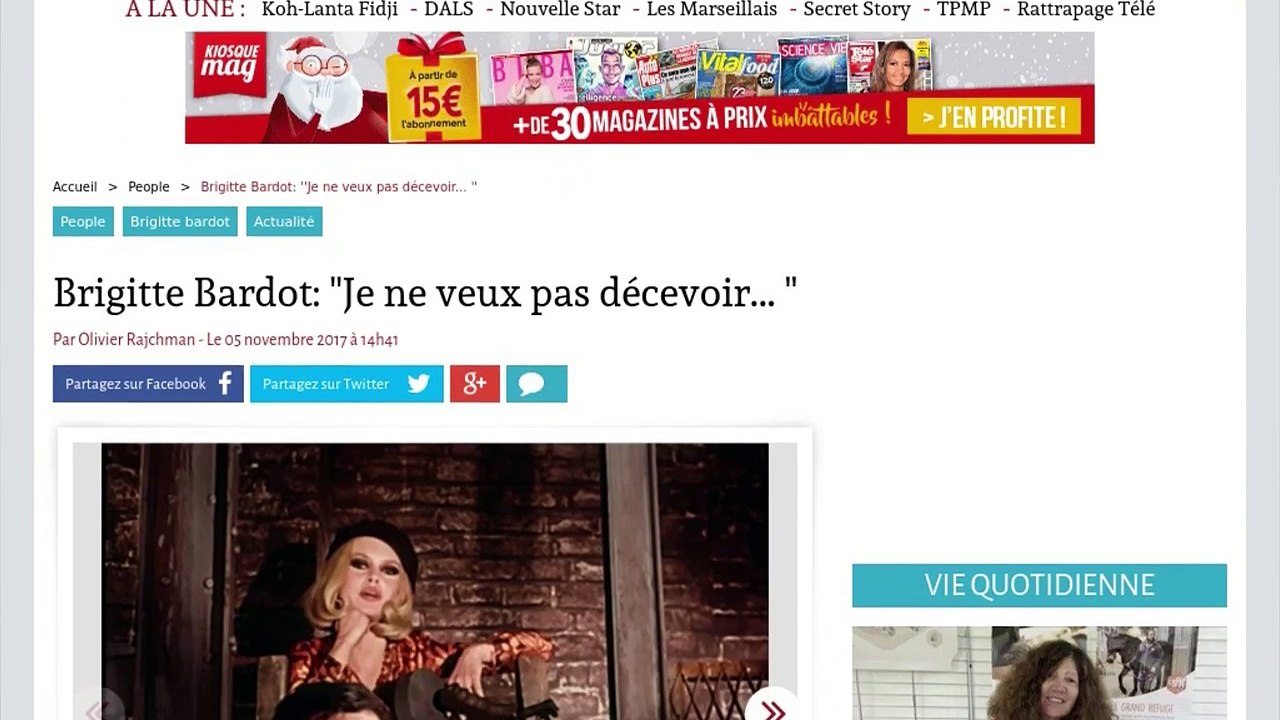 Brigitte Bardot : ses révélations sur son aventure avec Serge Gainsbourg