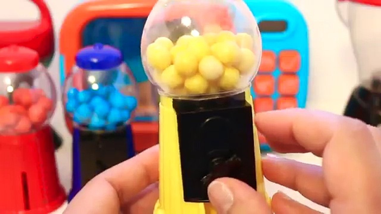 Learn Colors for Children Play Doh Gumball Machine Kinetic Sand Compilation Egg Videos Toy Surprises