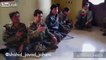 Iraqi, Pakistani and Afghan mercenaries join in a sing song with their Iranian paymasters in Syria