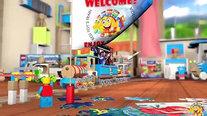PowerTrains 41389 Auto Loader City Railway with Train & 4 Cars Toys VIDEO FOR CHILDREN