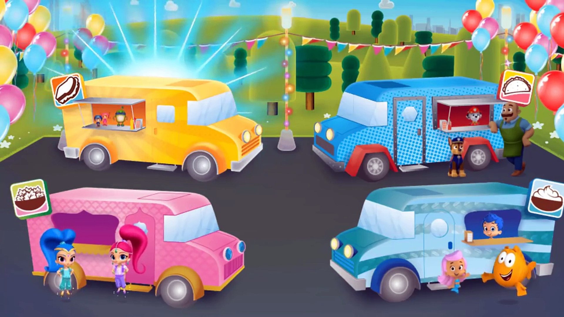 paw patrol food truck