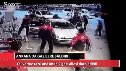 Ankara'da gazilere saldırı