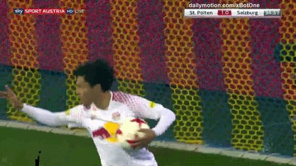 Takumi Minamino Goal HD - St. Polten 1 - 1 Salzburg - 05.10.2017
