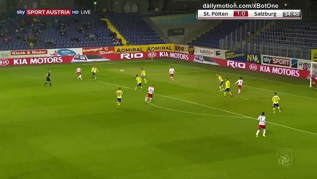 Takumi Minamino Goal HD - St. Polten 1 - 1 Salzburg - 05.10.2017