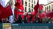 España: Activistas conmemoran 100 años de la revolución de octubre