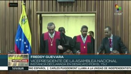 Vzla.: TSJ pide levantar la inmunidad parlamentaria a Freddy Guevara