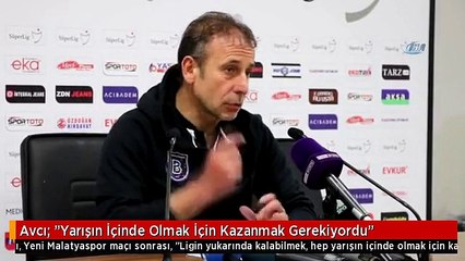 Avcı: "Yarışın İçinde Olmak İçin Kazanmak Gerekiyordu"