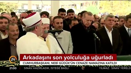 Arkadaşını son yolculuğuna uğurladı