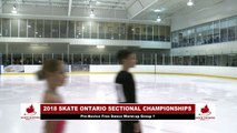 2018 Skate Ontario Sectional Qualifying - Pre Novice Free Dance - Group 1