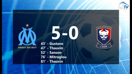 OM 5-0 Caen : les Tops et les Flops