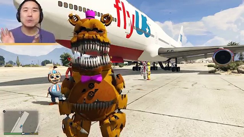 Animatronics Survive A Plane Crash Gta 5 Mods For Kids Fnaf