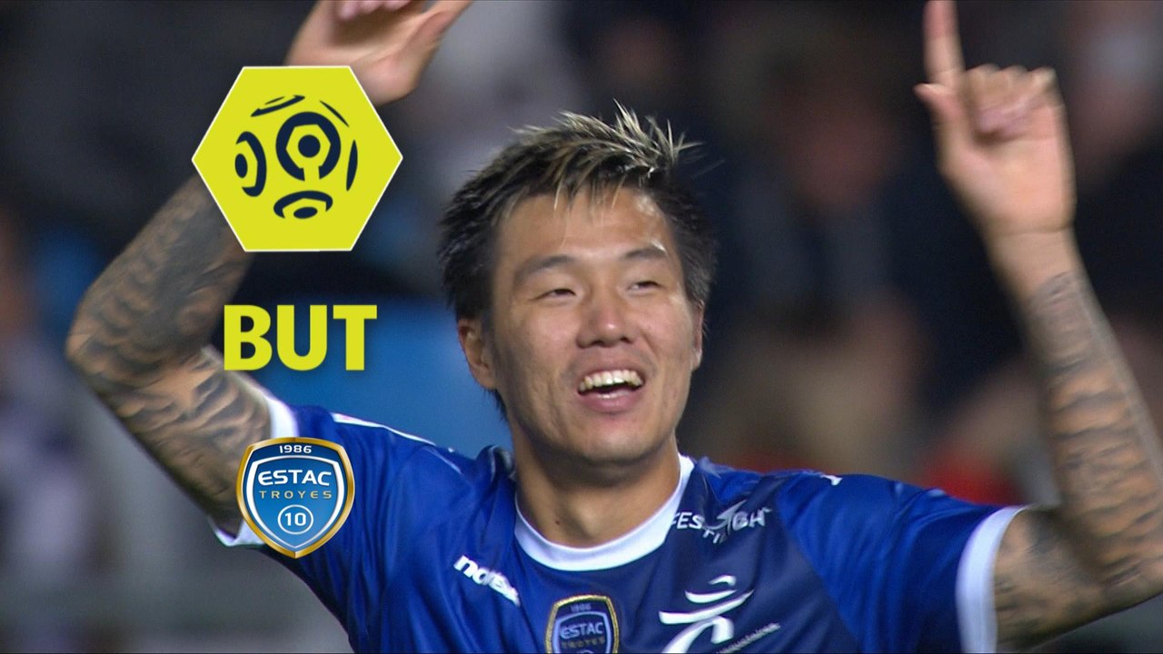 But Hyunjun SUK (48ème) / ESTAC Troyes - RC Strasbourg Alsace - (3-0) - (ESTAC-RCSA) / 2017-18