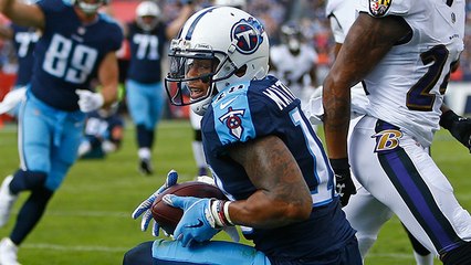 Rishard Matthews surfs his way into the end zone on a 16-yard TD catch