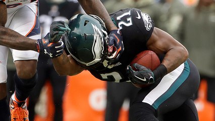 Patrick Robinson steps in front of Demaryius Thomas for interception