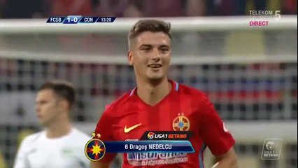 1-0 Dragoș Nedelcu Goal Romania  Divizia A - 05.11.2017 Steaua Bucuresti 1-0 Concordia Chiajna
