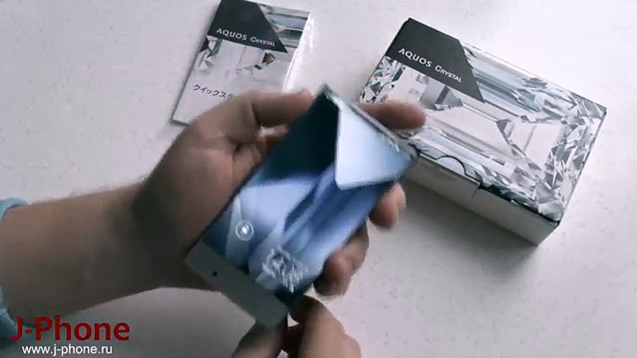Sharp Aquos Crystal Softbank 305sh Black Unlocked Review By J Phone Ru Video Dailymotion