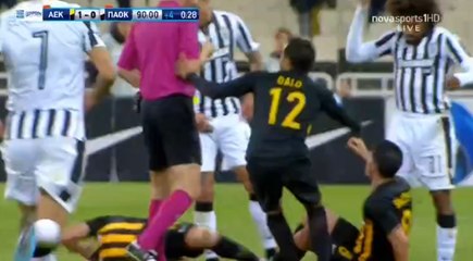 Biseswar D. RED CARD HD - AEK Athens FC	1-0	PAOK 05.11.2017