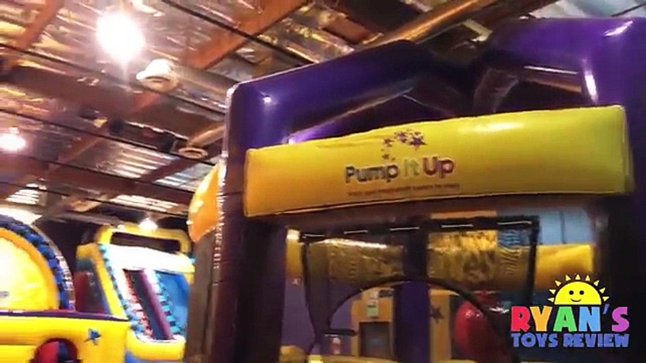 Indoor Playground for Kids Pump It Up Bounce House and Obstacle Course! Children Play Center