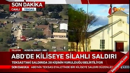 ABD Teksas'da kiliseye saldırı: Çok sayıda ölü var