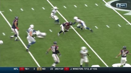 Lamar Miller takes it up the middle, expertly weaves through Colts defense