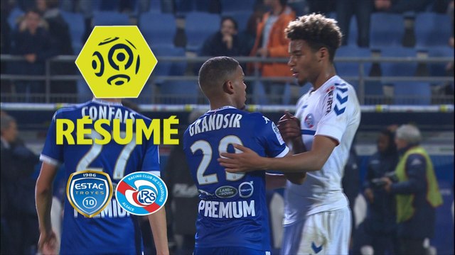 ESTAC Troyes - RC Strasbourg Alsace (3-0) - Résumé - (ESTAC-RCSA) / 2017-18