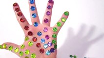 Развивающее видео Учим цвета Пальчиковые краски Красим ручки Смайлики Поем песенку Семья пальчиков