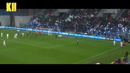 Romagnoli GOAL - Sassuolo vs AC Milan 0-1 05.11.2017
