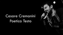 Cesare Cremonini - Poetica (Testo)
