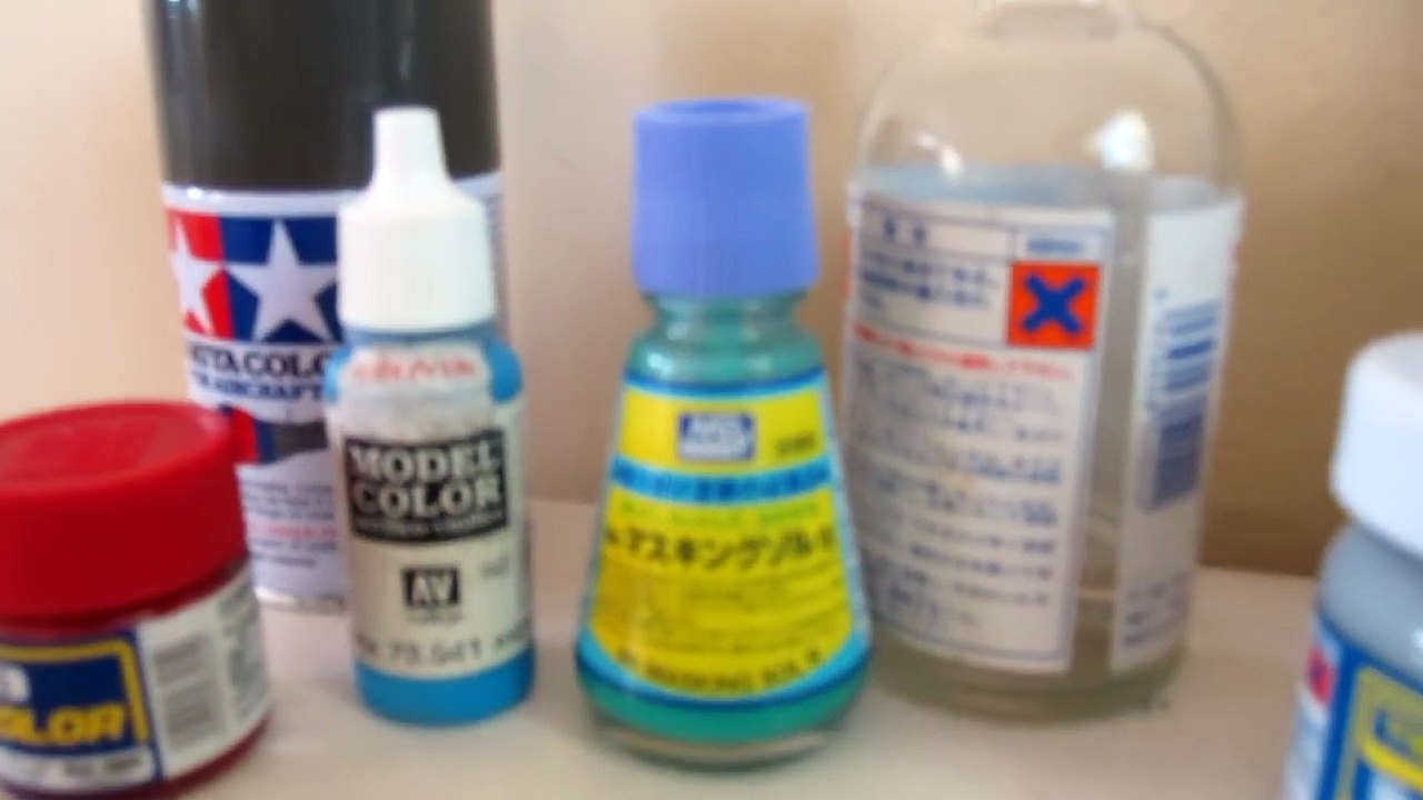 General Gundam Model paint tutorial (airbrush + handbrush + spray)