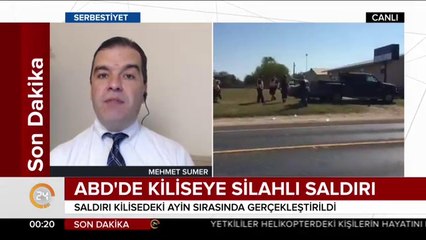 ABD'de kiliseye silahlı saldırı