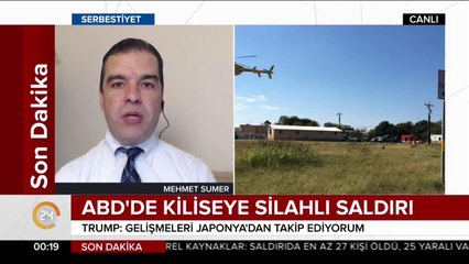 ABD'de kiliseye silahlı saldırı