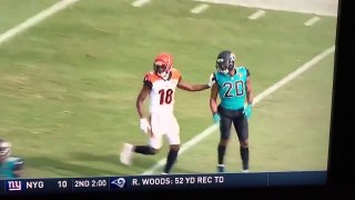 A. J. Green Goes TOTALLY INSANE on Jalen Ramsey!
