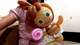 造型氣球 跑跑薑餅人 balloon cookie run gingerbread man
