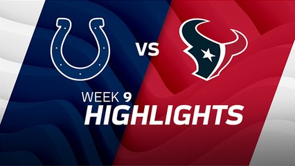 Colts vs. Texans highlights | Week 9