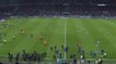 Les supporters des Verts envahissent la pelouse de Geoffroy-Guichard - Saint-Etienne VS Lyon (05-11-2017)