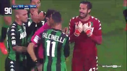 Sassuolo 0-2 AC Milan HIGHLIGHTS &' GOL HD 05.11.2017  12°Giornata