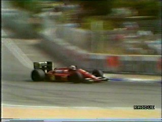 Gran Premio d'Australia 1987: Uscita di De Cesaris