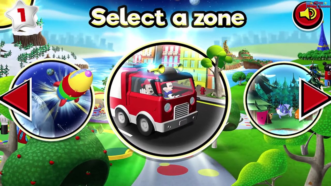 Mickey Mouse Clubhouse Fire Truck | Mickey & Minnies Universe - Disney Junior Games for Children